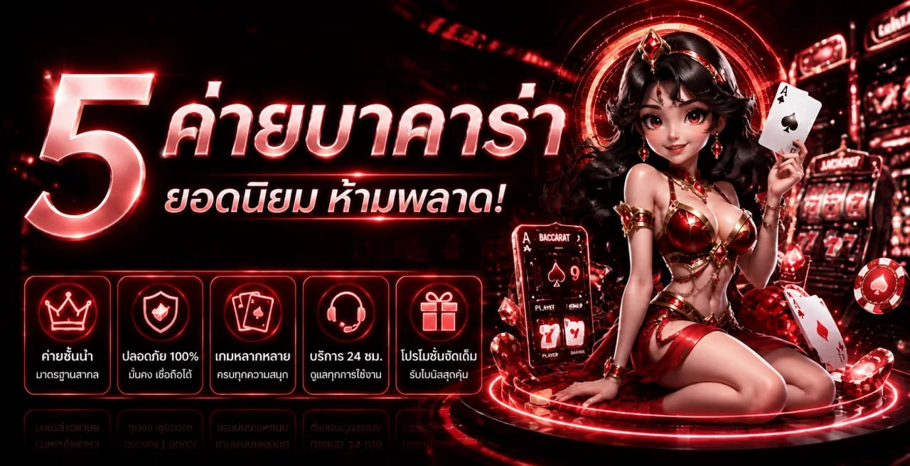 ตัวอย่างห้องบาคาร่าสดบนเว็บ STARBET555 แสดงโต๊ะเดิมพันและดีลเลอร์